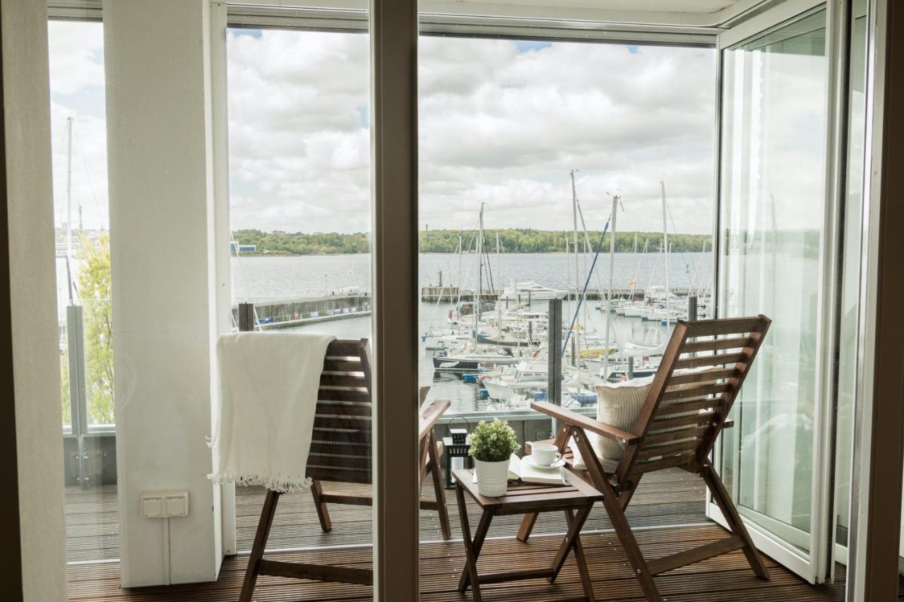 Fewo1846 - Baltic Lodge - Komfortable Maisonettewohnung Mit 3 Schlafzimmern, Balkon Und Blick Auf Die Marina Sonwik 弗伦斯堡 外观 照片