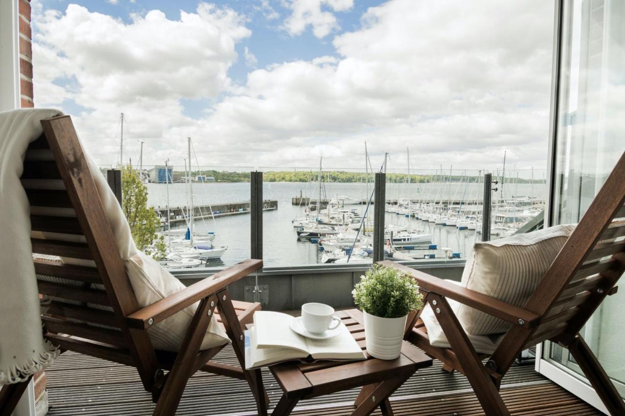 Fewo1846 - Baltic Lodge - Komfortable Maisonettewohnung Mit 3 Schlafzimmern, Balkon Und Blick Auf Die Marina Sonwik 弗伦斯堡 外观 照片