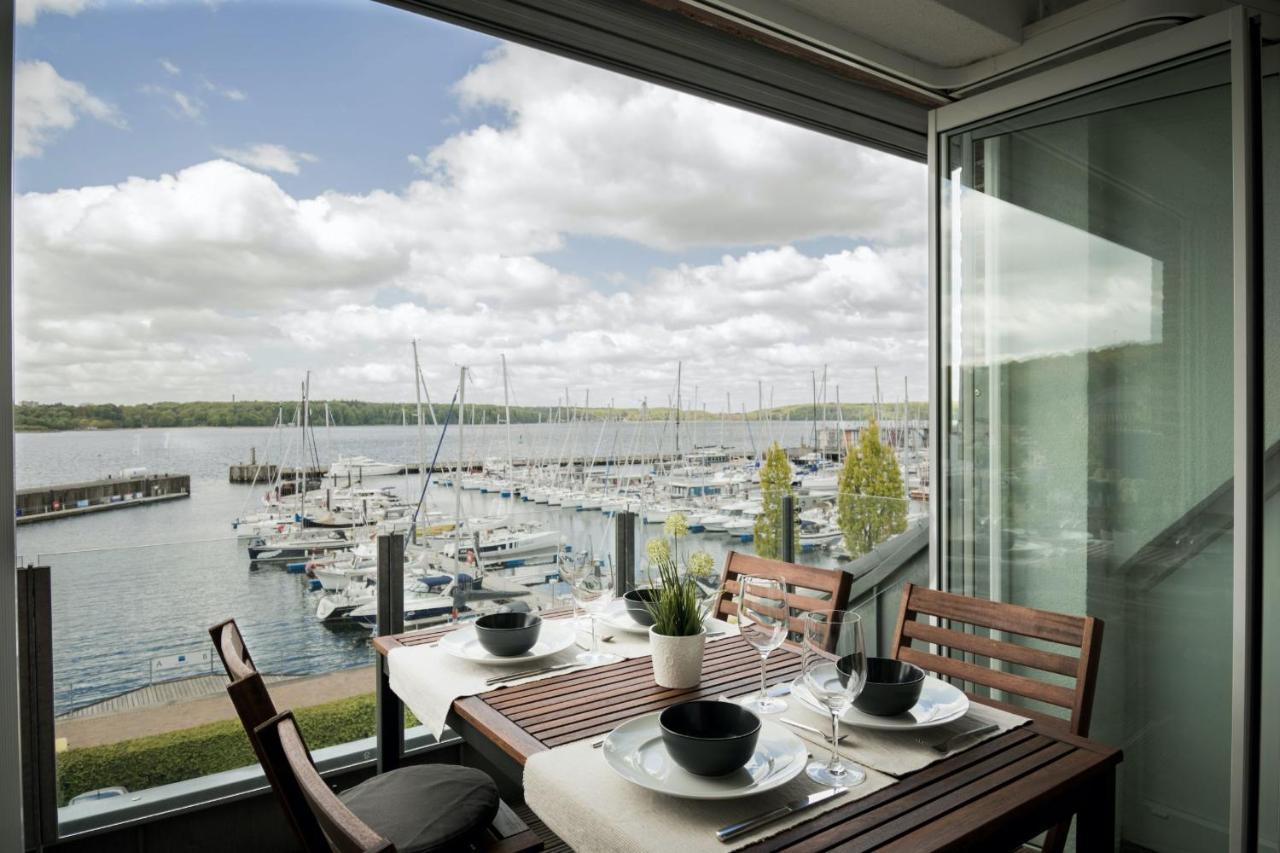 Fewo1846 - Baltic Lodge - Komfortable Maisonettewohnung Mit 3 Schlafzimmern, Balkon Und Blick Auf Die Marina Sonwik 弗伦斯堡 外观 照片